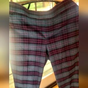 Banana Republic Hayden Tartan Lined Plaid Sz. 4 Pants